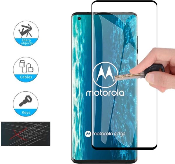 5D Ochranné tvrdené sklo Motorola Moto Edge Plus