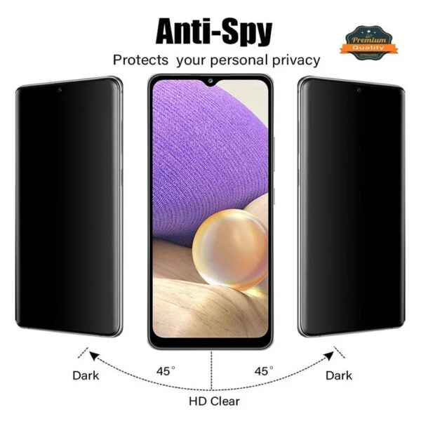 5D Anti spy privacy Ochranné tvrdené sklo Samsung Galaxy M23