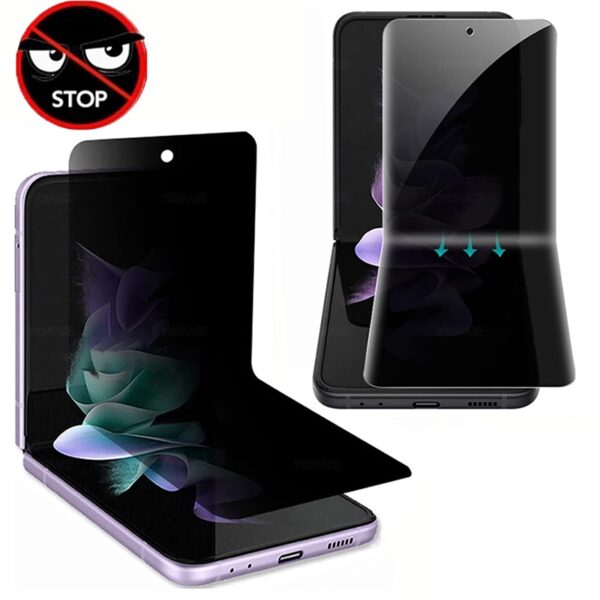 5D Anti spy privacy Ochranné tvrdené sklo Samsung Galaxy Z Flip 5
