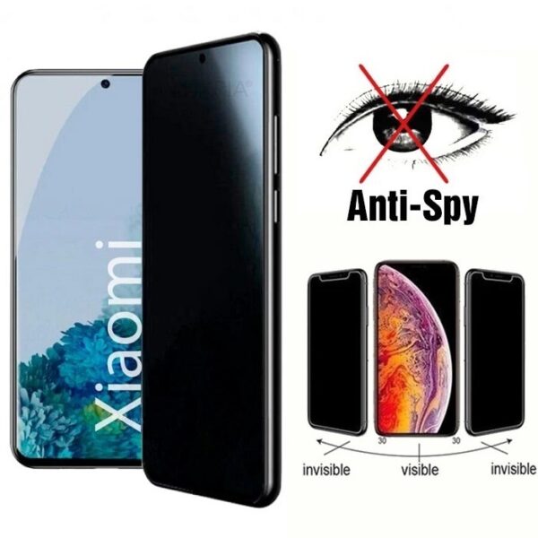5D Anti spy privacy Ochranné tvrdené sklo Xiaomi Redmi 13